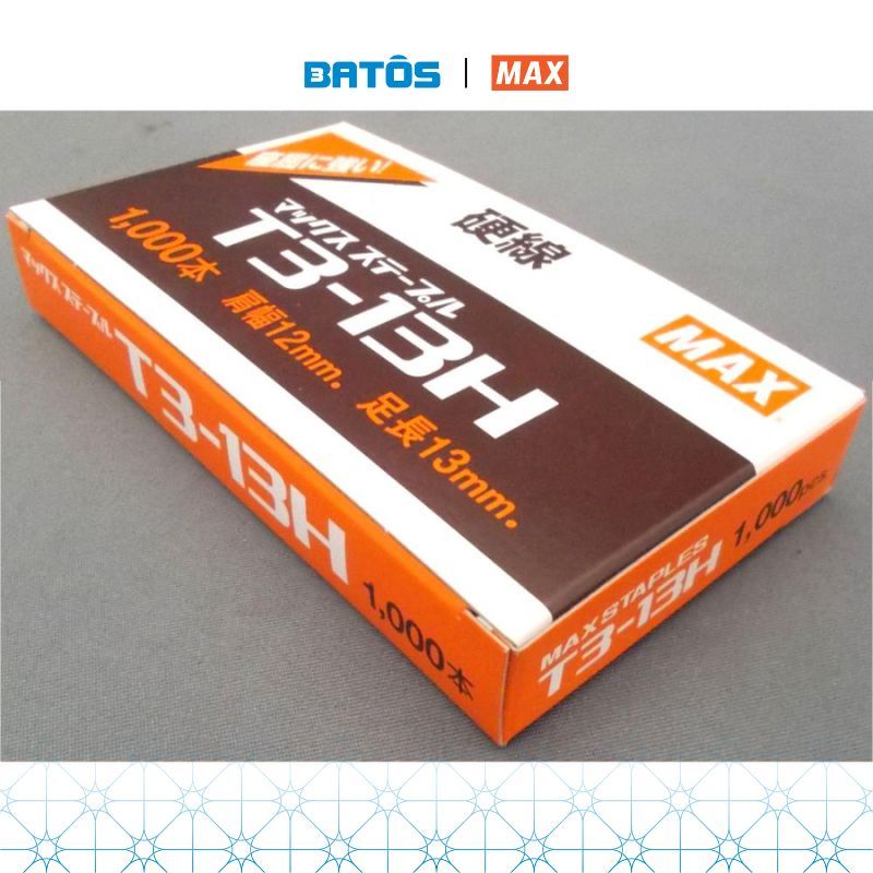 [1 hộp] Đinh ghim gỗ MAX T3-13H - Dùng cho dập ghim gỗ TG-A/ D.