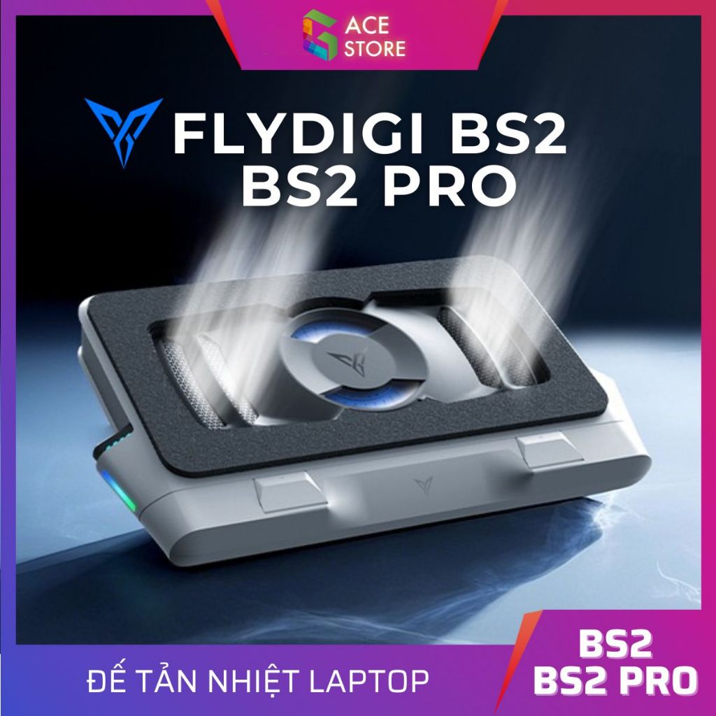 Flydigi BS2 / BS2 Pro / BS3 / BS3 Pro | Quạt Tản Nhiệt Laptop Gaming Áp Suất Gió | BigBuy360 - bigbuy360.vn