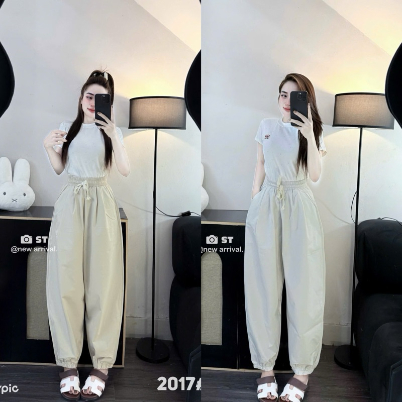 Quần Dài Nữ Dáng Bom Chun Gấu Tôn Dáng Chất Gió Lụa Đẹp Mềm Mát Xuân Hè SANA CLOSET