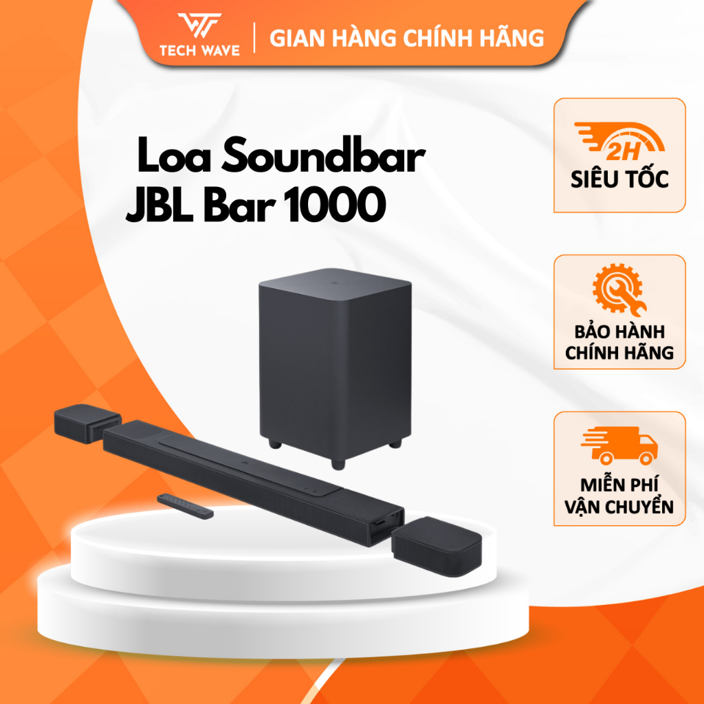Loa Soundbar Bluetooth JBL Bar 1000 - Hàng Chính Hãng PGI Phân Phối ...