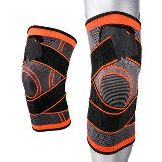 (bộ 2 cái) Bó gối có dây quấn trợ lực vải dệt kim 3D thoáng khí, Đai Quấn Bảo Vệ Đầu Gối
