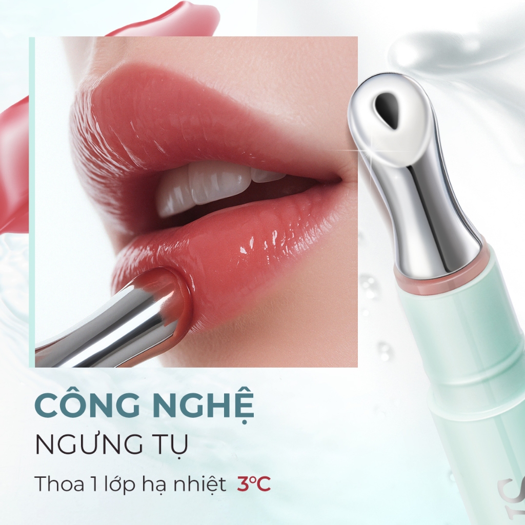 Son Tint Bóng SACE LADY không dính màu bóng lâu trôi không dính Son Elsa 1.8g