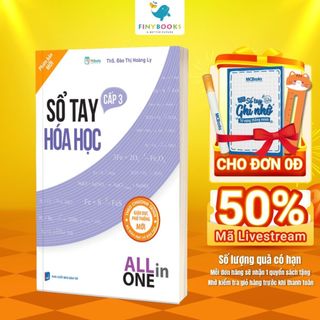 Sách - Sổ tay Hóa học cấp 3- All in one (cập nhật chương trình SGK mới) - TKBooks