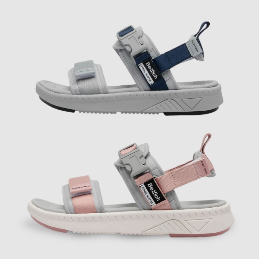 Ảnh Sandal nam nữ thương hiệu Berich 2 quai ngang BE278 4