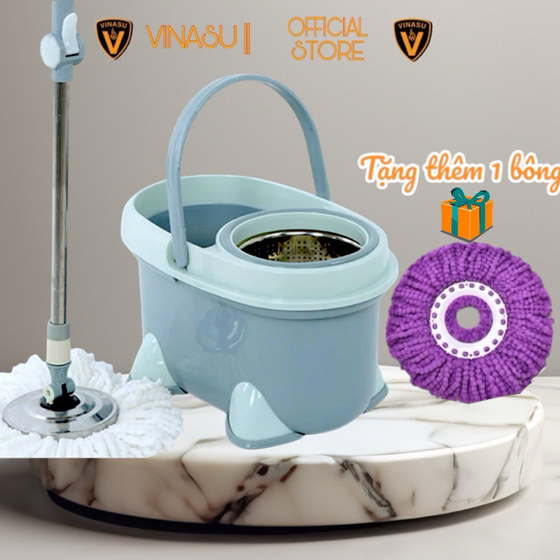 Bộ lau nhà lồng inox cao cấp Vinasu VNS 177