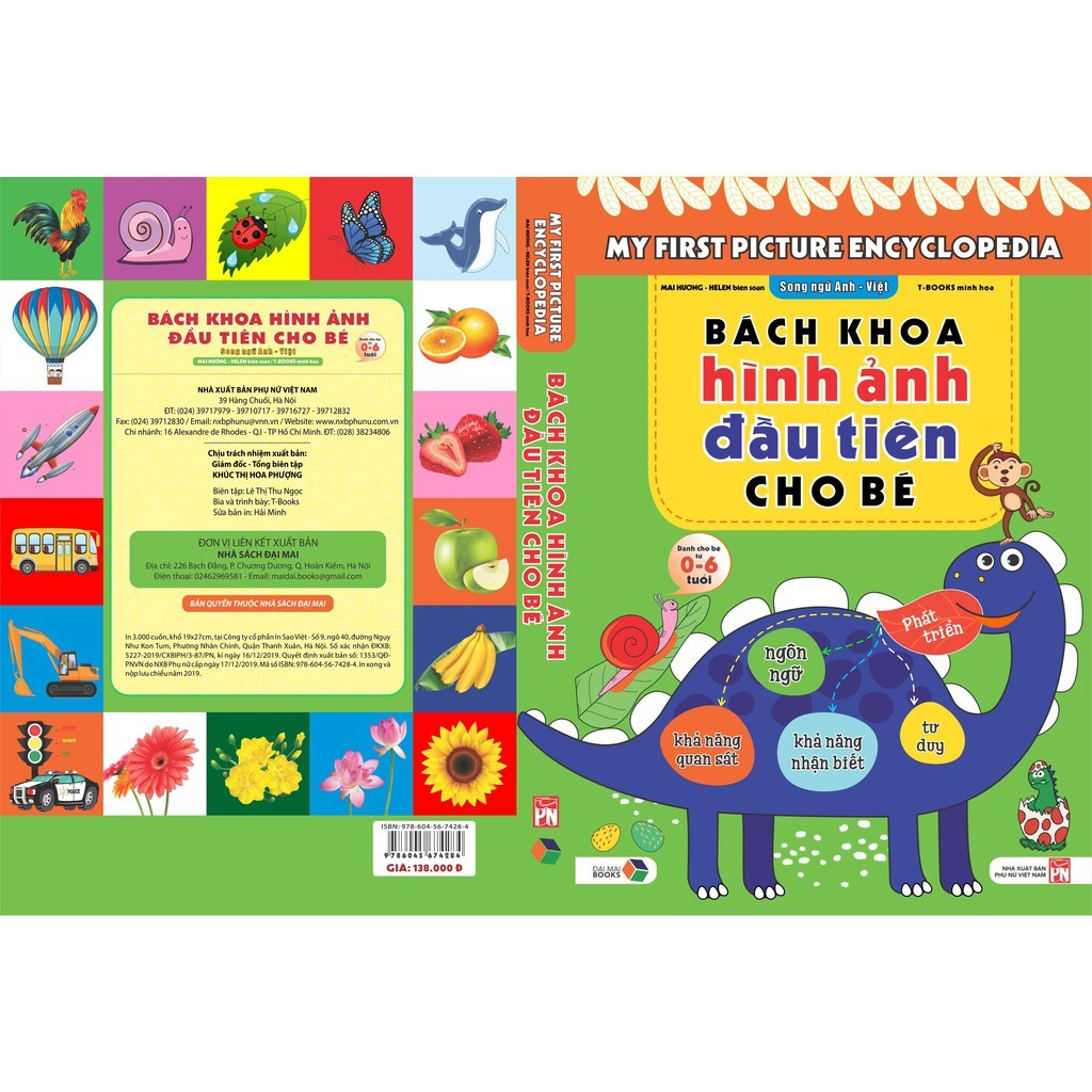 Ảnh Sách - Bách Khoa Hình Ảnh Đầu Tiên Cho Bé Từ 0-6 Tuổi - Song Ngữ Việt Anh 4
