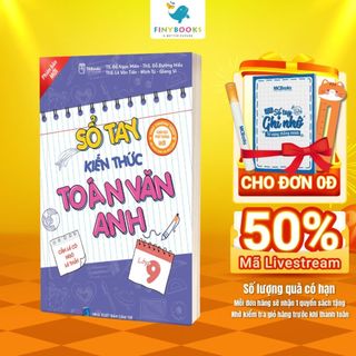 Sách - Sổ tay kiến thức Toán - Văn – Anh Lớp 9