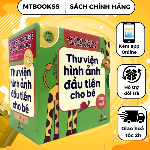 Sách - Thư Viện Hình Ảnh Đầu Tiên Cho Bé Từ 0-6 tuổi - Song Ngữ