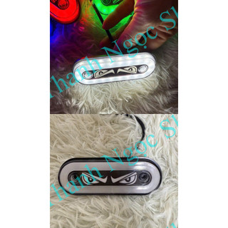 Đèn led trang trí con mắt gắn hông xe tải, đèn sườn nháy 2 chế độ chống nước cực tốt. Điện 12v và 24v dùng chung