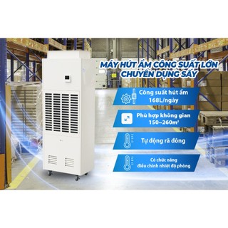Máy hút ẩm công nghiệp FUJIE ETD7S –Kết hợp sấy và hút ẩm trong môi trường nhiệt độ cao lên đến 60°C