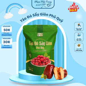 Táo Đỏ sấy giòn Phú Quý, táo đỏ sấy khô cung cấp nhiều vitamin, khoáng chất và tăng cường sức khỏe Phạm Mộc Trang