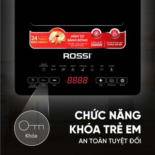Bếp Từ Đơn Tân Á Đại Thành Rossi RS-1020CE01 Tặng Nồi Bảo Hành 24 Tháng