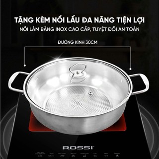 Bếp Từ Đơn Tân Á Đại Thành Rossi RS-1020CE01 Tặng Nồi Bảo Hành 24 Tháng