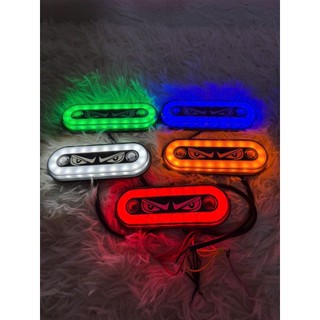 Đèn led con mắt trang trí hông xe tải, đèn xi nhan 2 chế độ nháy cực đệp. Đèn led chống nước 12v vfa 24v dùng chung