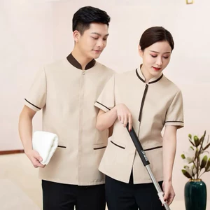 Đồng Phục phòng buồng<Nữ>,spa,thẩm mỹ viện chất liệu cotton lạnh mát, thấm hút