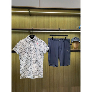 Áo golf 2 màu hoạ tiết siêu cuốn vải lỗ thoáng khi thấm hút mồ hôi