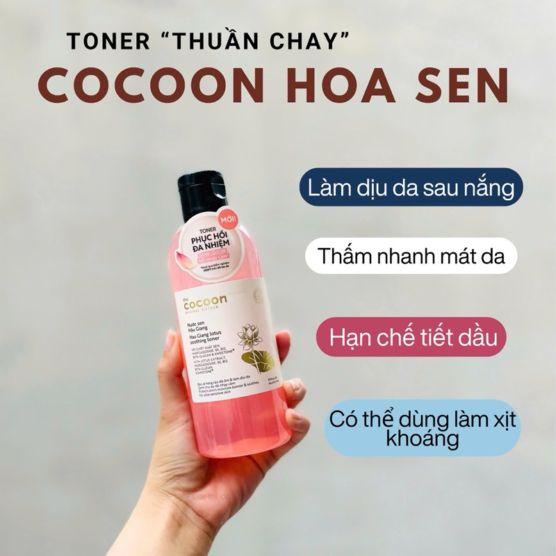 Toner hoa sen cocoon - Giá Tốt, Sale Tháng 08, Ship 0 Đồng | Shopee ...