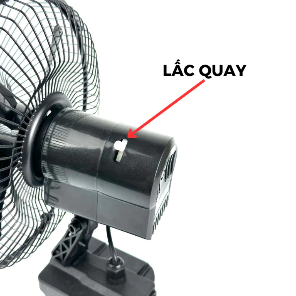 Combo Bộ Quạt 8inch Có Túc Lăng Đảo Chiều, 2 Cấp Độ Gió Kèm Pin 20Cell Chân Pin Phổ Thông