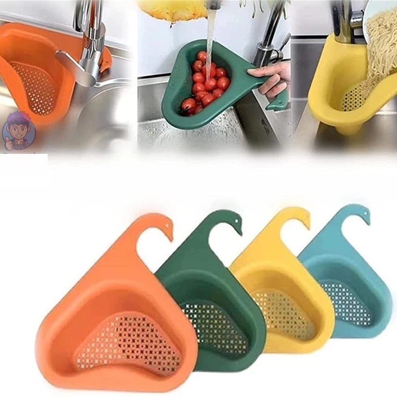 Khay Lọc Rác Thiên Nga Gắn Bồn Rửa Chén – Dụng Cụ Lọc Rác Gắn Bồn Rửa Bát Thiên Nga Có Lỗ Thoát Nước Tiện Dụng Gọn Gàng