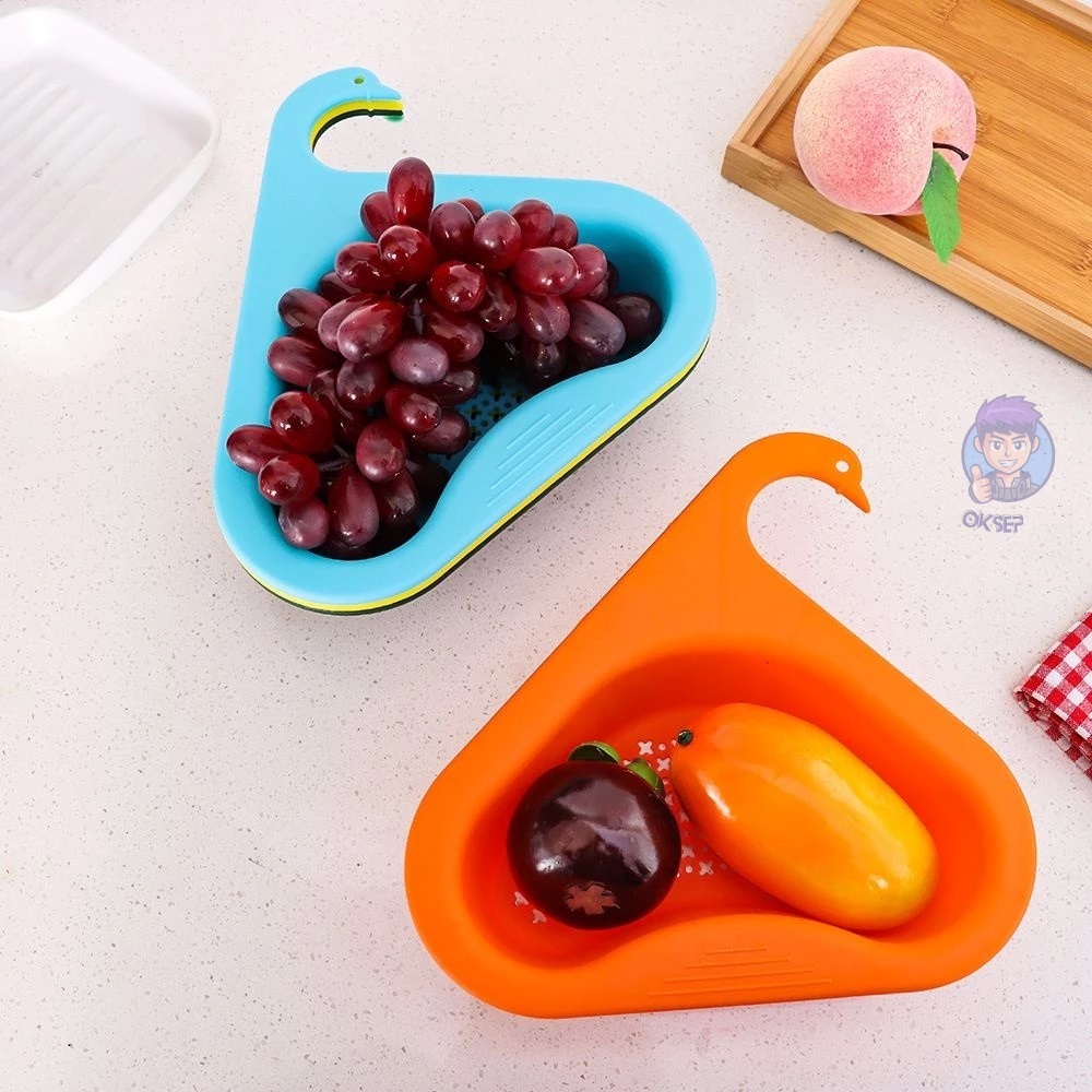 Khay Lọc Rác Thiên Nga Gắn Bồn Rửa Chén – Dụng Cụ Lọc Rác Gắn Bồn Rửa Bát Thiên Nga Có Lỗ Thoát Nước Tiện Dụng Gọn Gàng