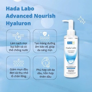 Dầu tẩy trang dưỡng ẩm Hada Labo Advanced Nourish Hyaluron Cleasing Oil 200ml