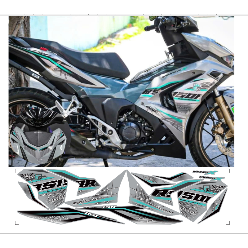 Tem rời winner x v3 cao cấp chất liệu in 3 lớp chống nước không phai màu