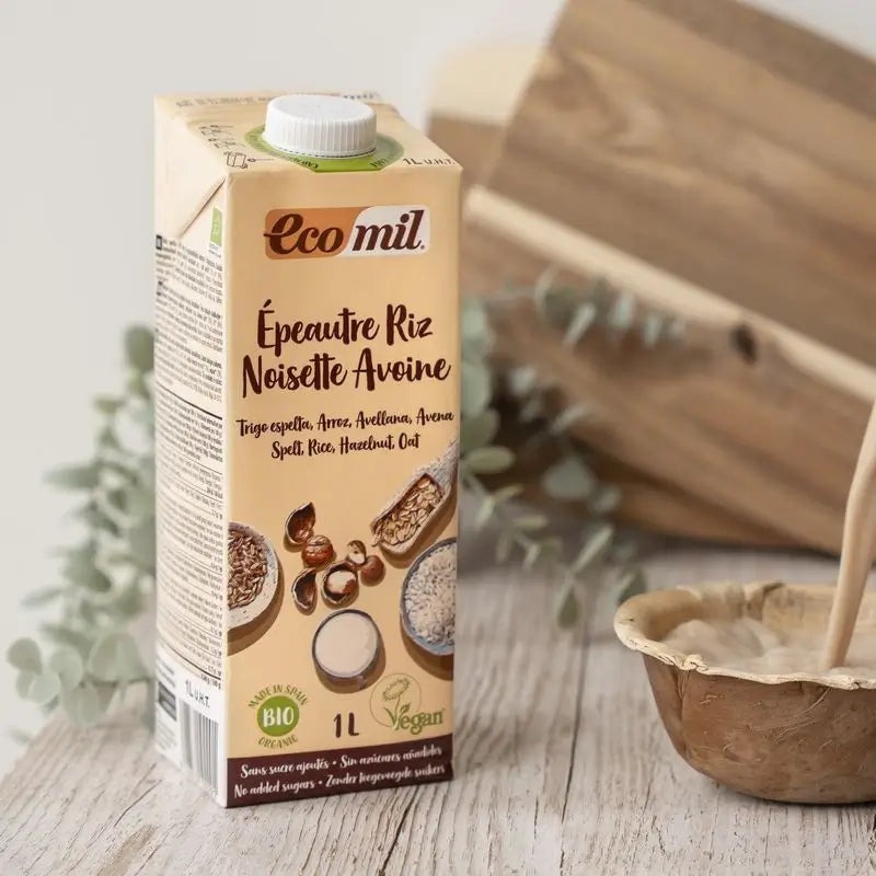Sữa Hạt Không Đường Hữu Cơ Ecomil Organic Oat/ Almond/ Coconut/ Hazelnut Milk 1L/ naturgreen
