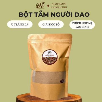 Bột tắm thảo dược người dao Đỗ Shop - ủ trắng toàn thân và da mặt, giải độc tố, chống lão hóa