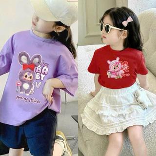 AT03-[XẢ KHO][tomnaukid] Áo thun cộc tay cho bé gái BABY3 - size từ 9-40Kg