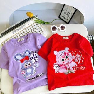 AT03-[XẢ KHO][tomnaukid] Áo thun cộc tay cho bé gái BABY3 - size từ 9-40Kg