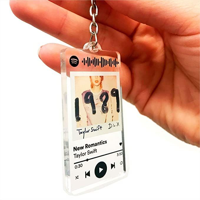 Móc Khoá Spotify, Móc Khoá In Theo Yêu Cầu Quét Trực Tiếp Ra Nhạc Chất Liệu Acrylic In 2 Mặt Hỗ Trợ Thiết Kế - SakuMai