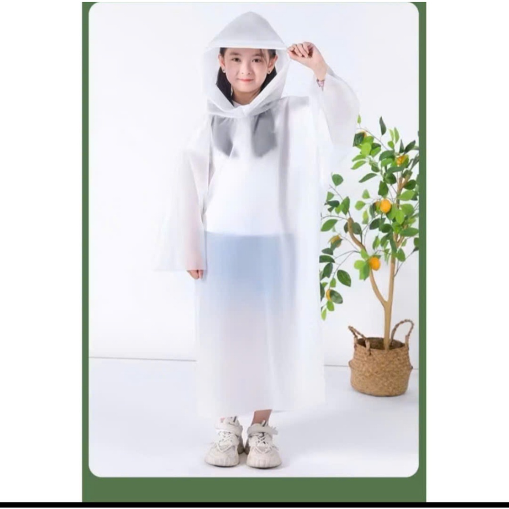 set 7 áo mưa mặc 1 lần cho bé nhỏ gọn tiện lợi