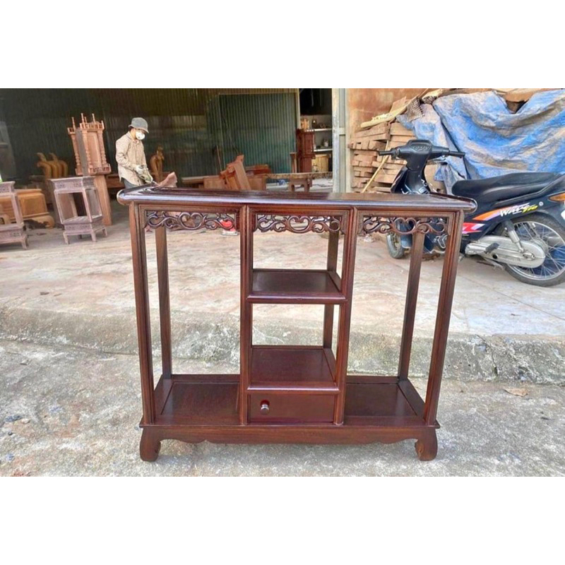 tam sơn thùng gỗ lim, gỗ hương trang trí nhà cửa, kê đồ cao 80 ngang 85 sâu 26cm