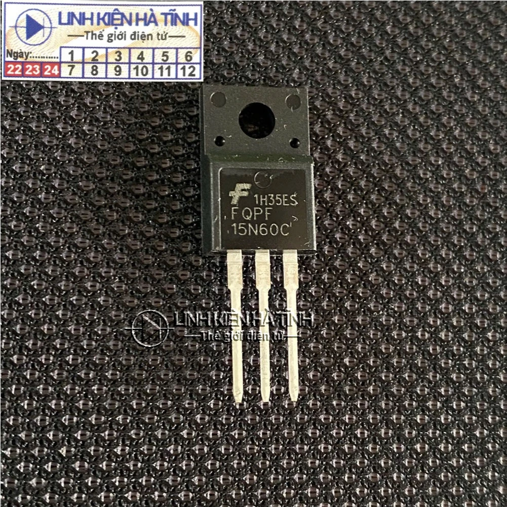 MOSFET FQPF15N60C 15n60 kênh N 15A/600V mới