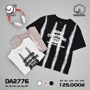 Áo Phông Cộc Tay Bé Trai Dokma DA1507 DA2776 DA2774 DA2873 DA1555