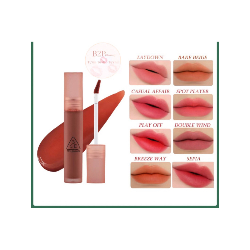 Son kem lì mềm mịn, lâu trôi Blur Water tint4,6g
