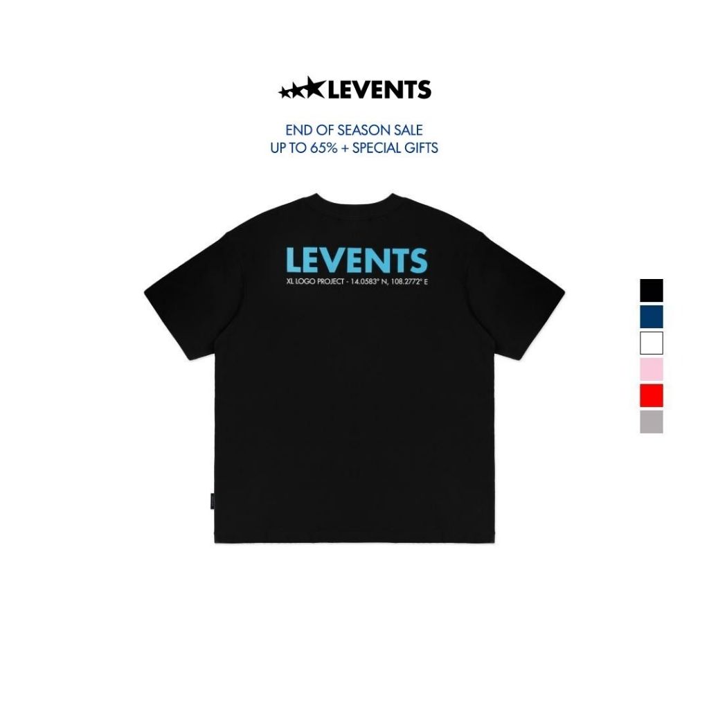 Áo Thun Levents XL Logo 2.0 Tee 100% Cotton Unisex T-shirt Oversized ...