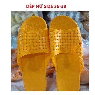Dép đan vàng_ Nam nữ_dép tổ ong siêu mềm mại hàng cao cấp. Êm chân