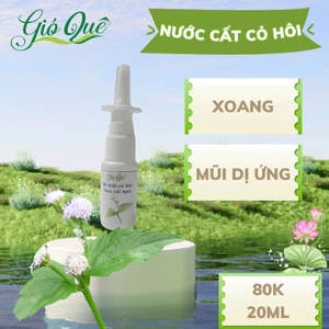 Nước cất cỏ hôi (hoa cứt lợn) Gió Quê - xoang, mũi dị ứng