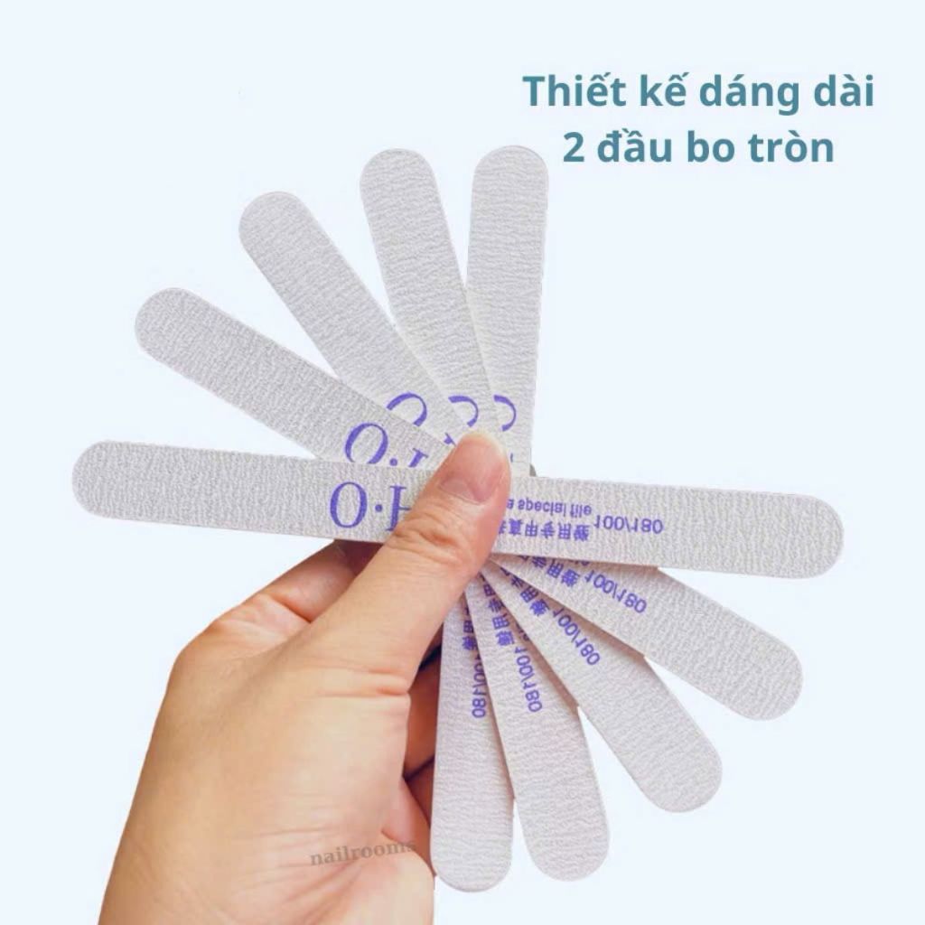 [GIÁ TỐT] Lốc 50 chiếc dũa mỏng OPI chuyên dụng làm nail - Chất liệu giấy nhám 2 mặt dễ sử dụng