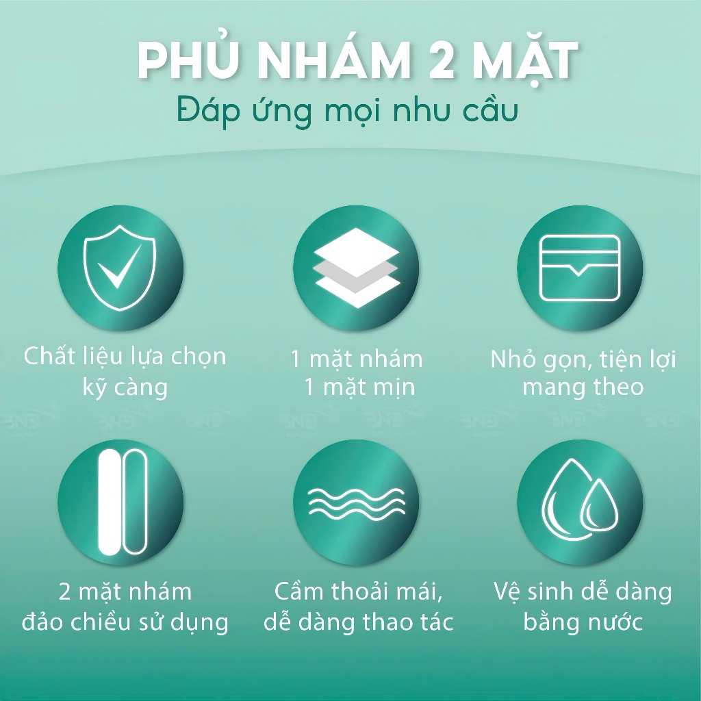 [GIÁ TỐT] Lốc 50 chiếc dũa mỏng OPI chuyên dụng làm nail - Chất liệu giấy nhám 2 mặt dễ sử dụng