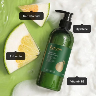 Dầu gội bưởi Cocoon Pomelo Shampoo giúp giảm gãy rụng và làm mềm tóc -500ml