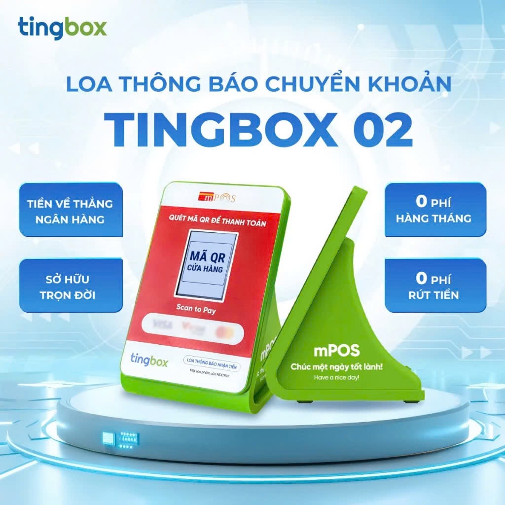 Tingbox02 - Version 2025 | Loa thông báo chuyển khoản | Dành cho mọi ...
