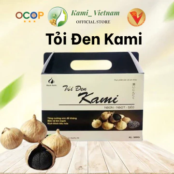 Tỏi Đen Cô Đơn KAMI, hộp 500gr - hỗ trợ tăng sức đề kháng, tôt cho tim mạch, huyết áp, mỡ máu
