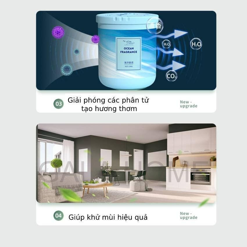 Sáp Thơm Phòng Khử Mùi Phòng Ngủ Nhà Vệ Sinh Toilet Ô Tô Với Mùi Hương Tự Nhiên