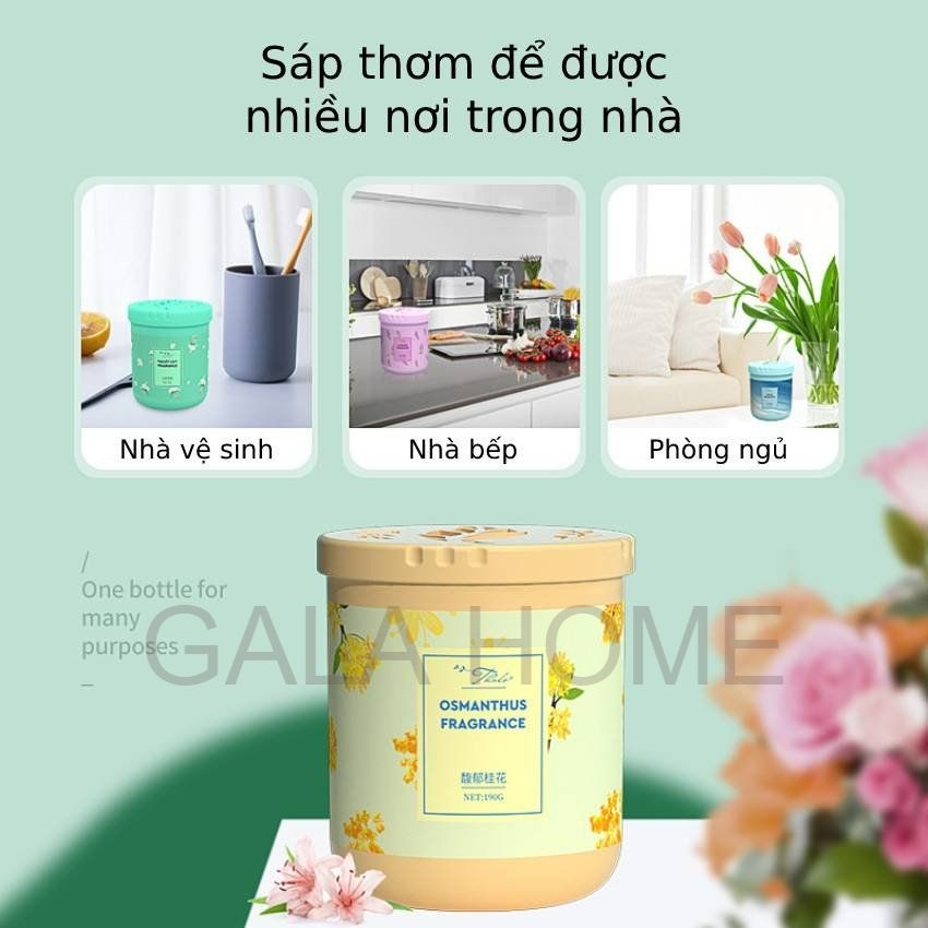 Sáp Thơm Phòng Khử Mùi Phòng Ngủ Nhà Vệ Sinh Toilet Ô Tô Với Mùi Hương Tự Nhiên