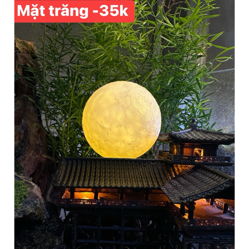 mặt trăng in 3D trang trí