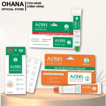 Gel Giảm Mụn, Mờ Thâm Sẹo, Miếng Dán Mụn Acnes, Acnes Sealling Gel, Scar Care, Clear Patch