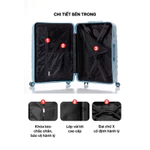 [⚡️DEAL HỜI] Vali Kéo MIA Du Lịch JUDEN - Size 20/24/28 Inch Nhựa PP Chịu Lực, Hạn Chế Va Đập, Khoá TSA, Bảo Hành TĐ — ảnh 6