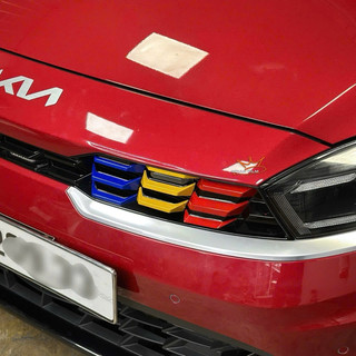 Decal phản quang dán mặt calang Kia K3 2022-2025 - Decal cao cấp bền màu không thấm nước